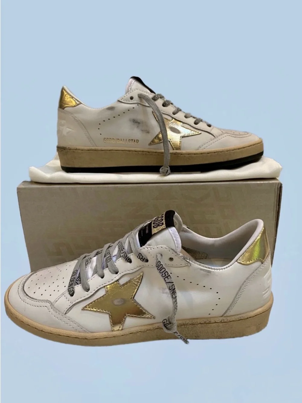 Women’s Golden Goose Ball Star with gold star and heel tab - Size 40 (US 9.5-10) - Picture 5 of 12